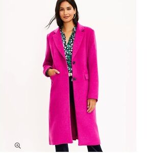 Women's Fuchsia Coat